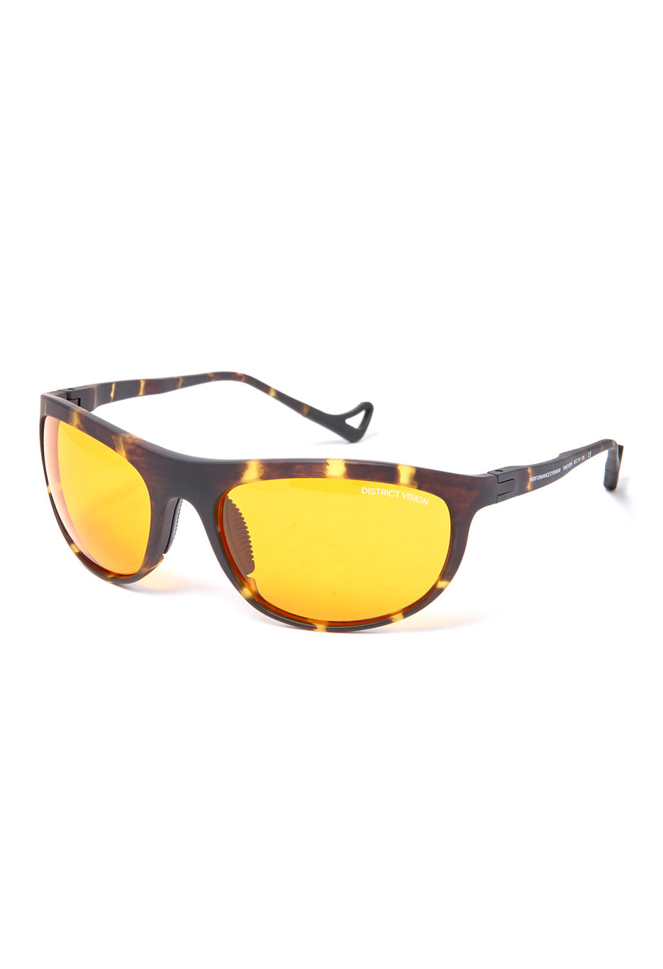 District Vision Takeyoshi Altitude Master Sunglasses - Tortoise / D+ Ember Orange
