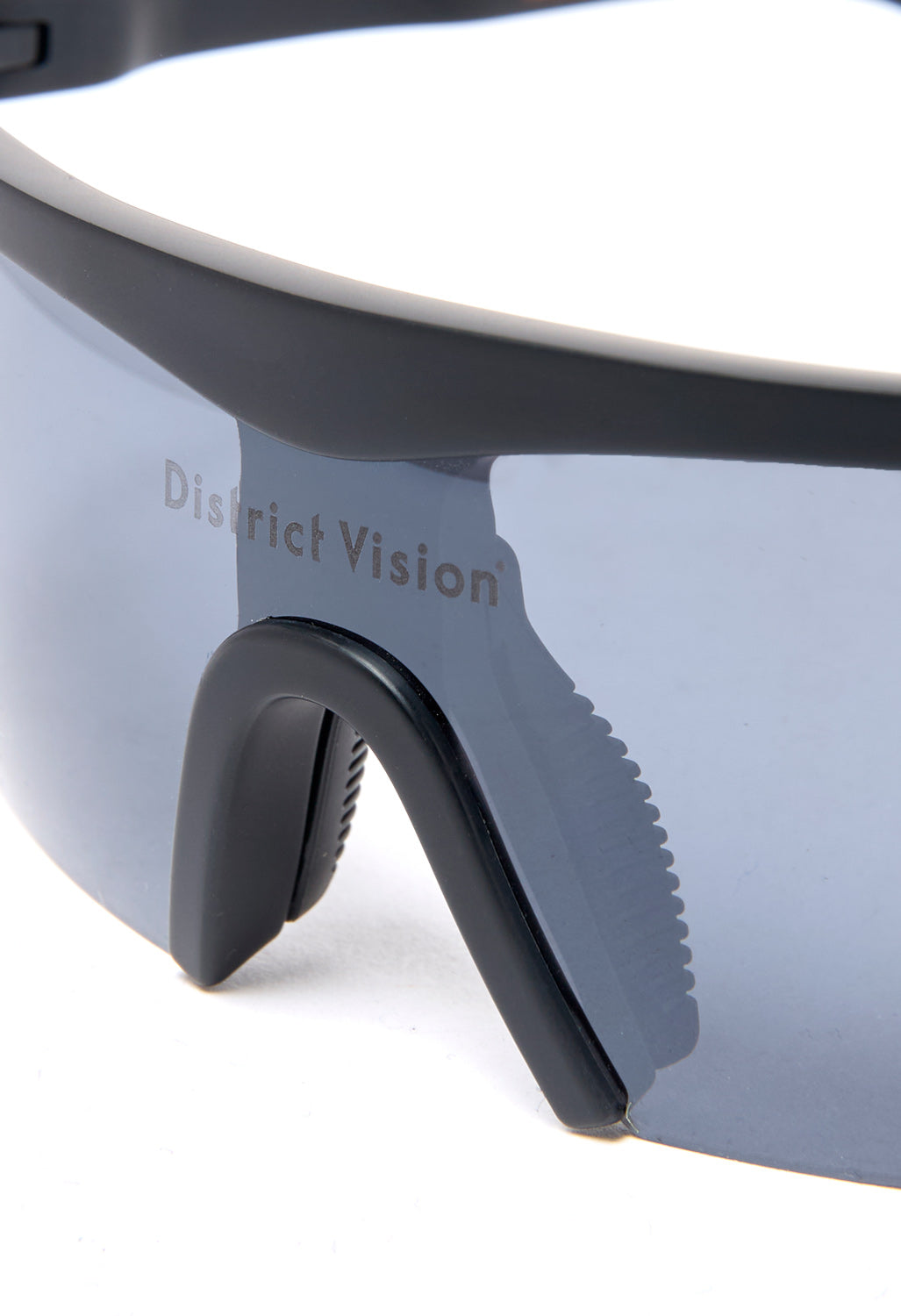District Vision Koharu Eclipse Sunglasses - Black / D+ Onyx Mirror