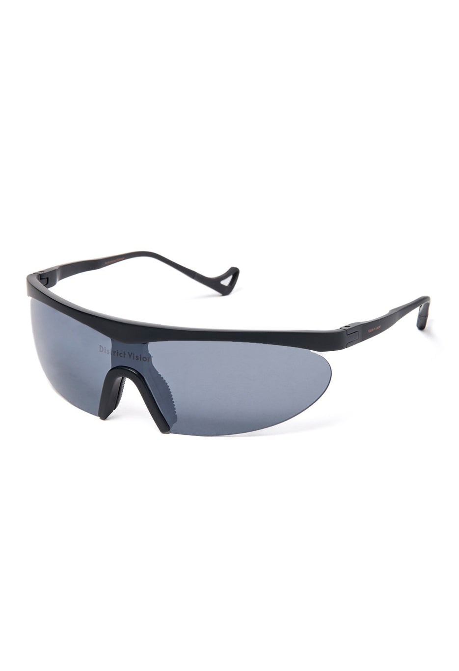 District Vision Koharu Eclipse Sunglasses - Black / D+ Onyx Mirror