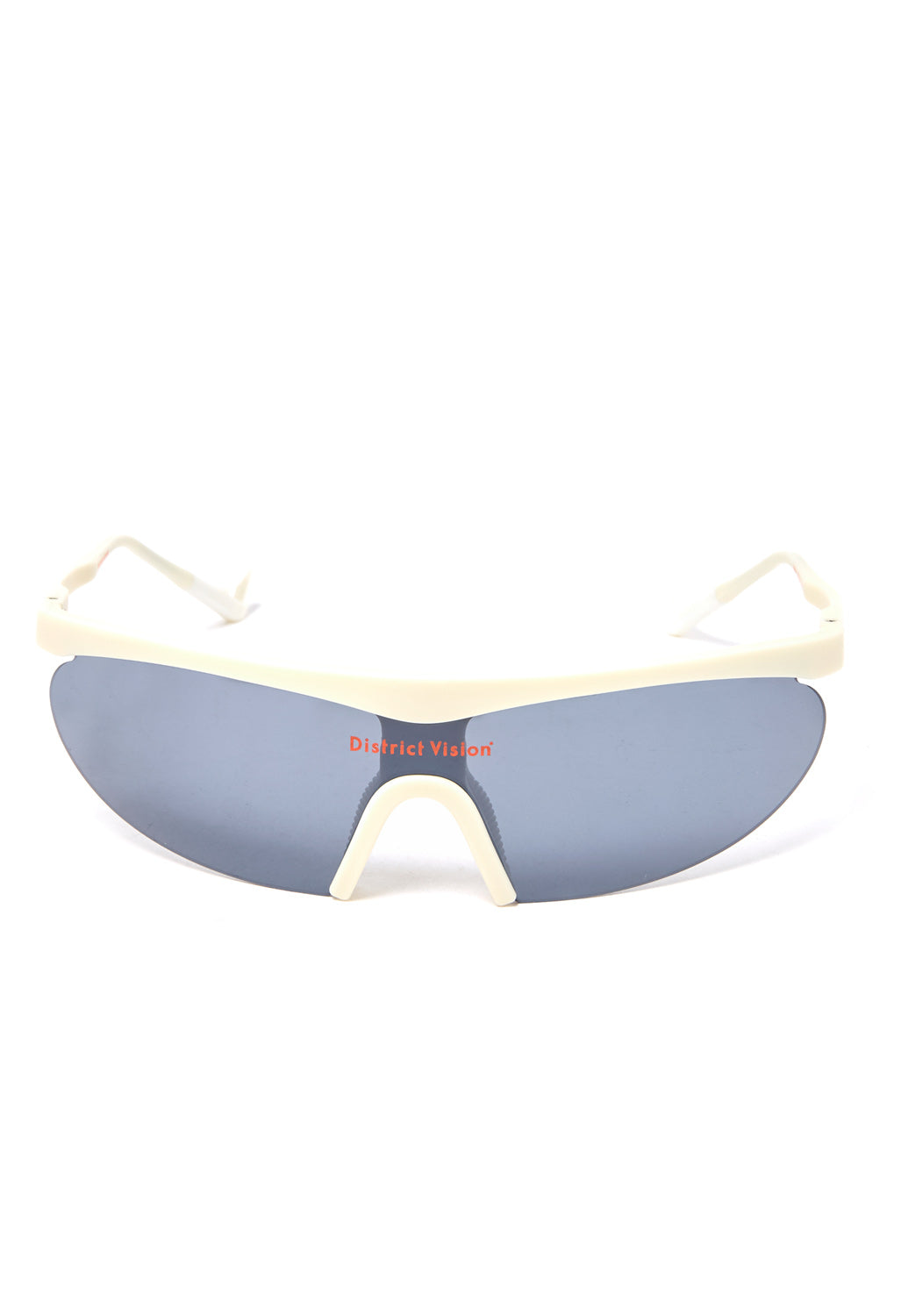 District Vision Koharu Eclipse Sunglasses - Limestone / D+ Onyx Mirror