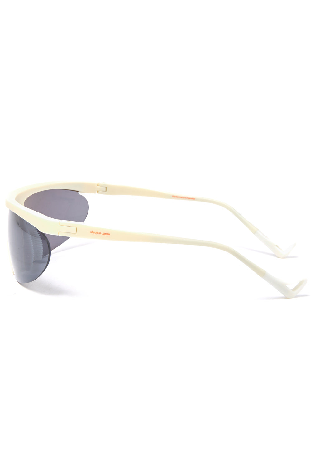 District Vision Koharu Eclipse Sunglasses - Limestone / D+ Onyx Mirror