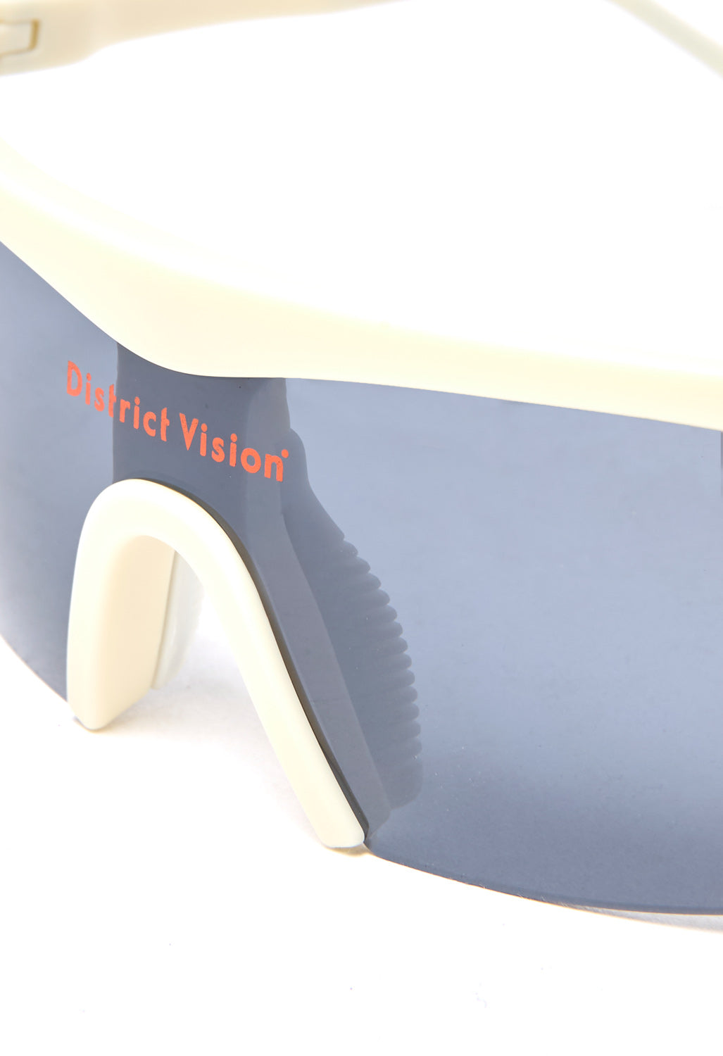 District Vision Koharu Eclipse Sunglasses - Limestone / D+ Onyx Mirror