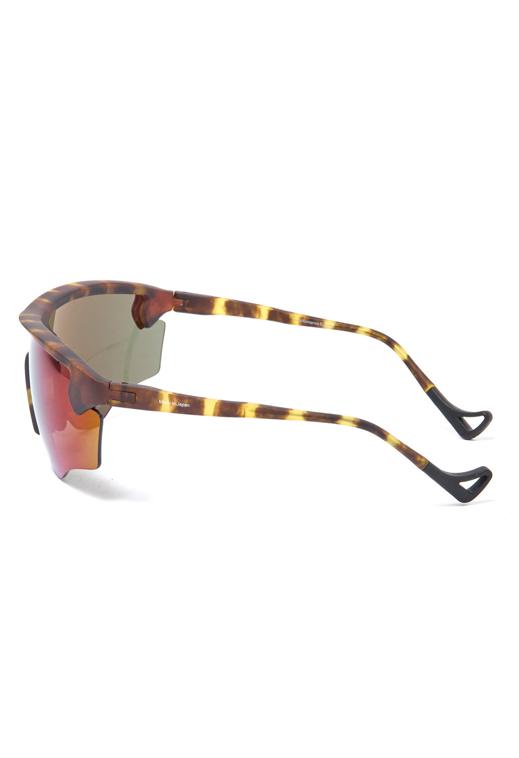 District Vision Junya Racer Sunglasses - Tortoise / D+ Blue Mirror