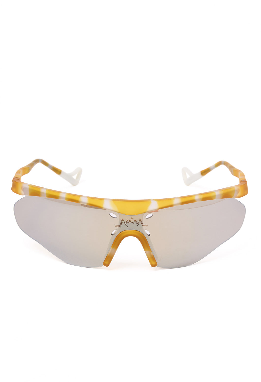 District Vision Ashima Horizon Blade Sunglasses - Alpine Moss / D+ Copper Mirror