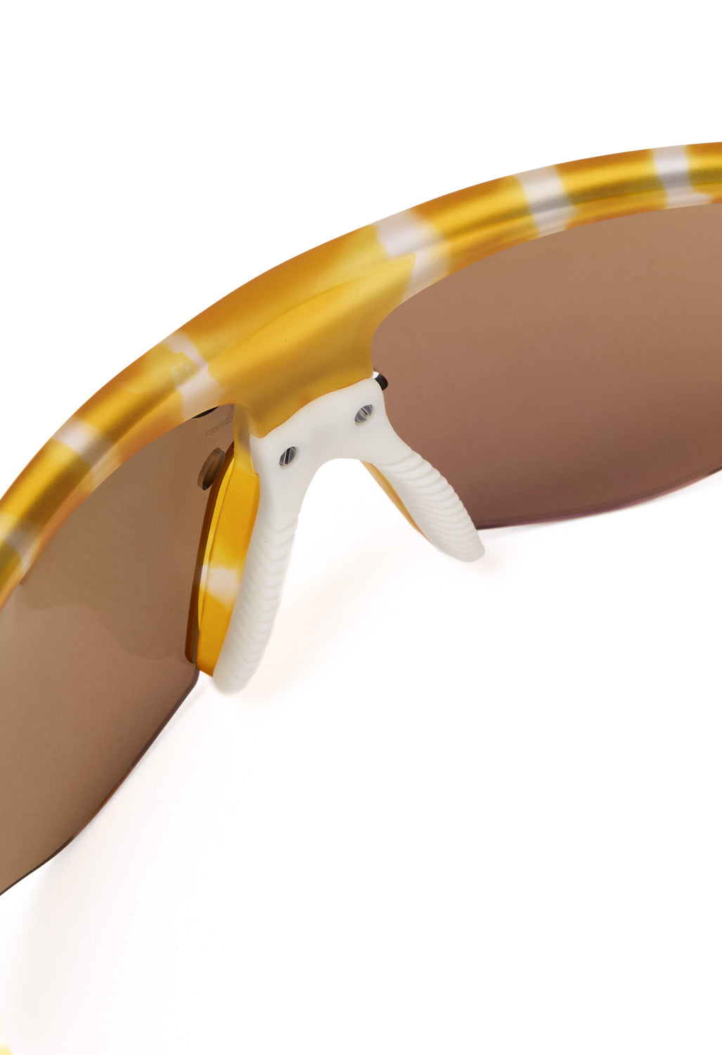 District Vision Ashima Horizon Blade Sunglasses - Alpine Moss / D+ Copper Mirror