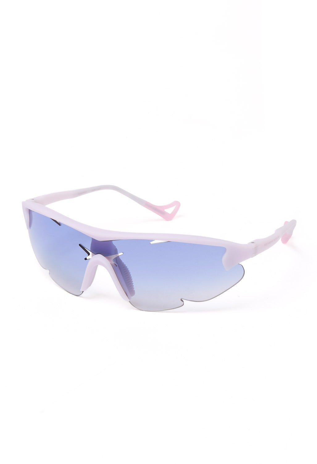 District Vision x Post Archive Faction Junya Racer Sunglasses - Iris / D+ Blue Gradient