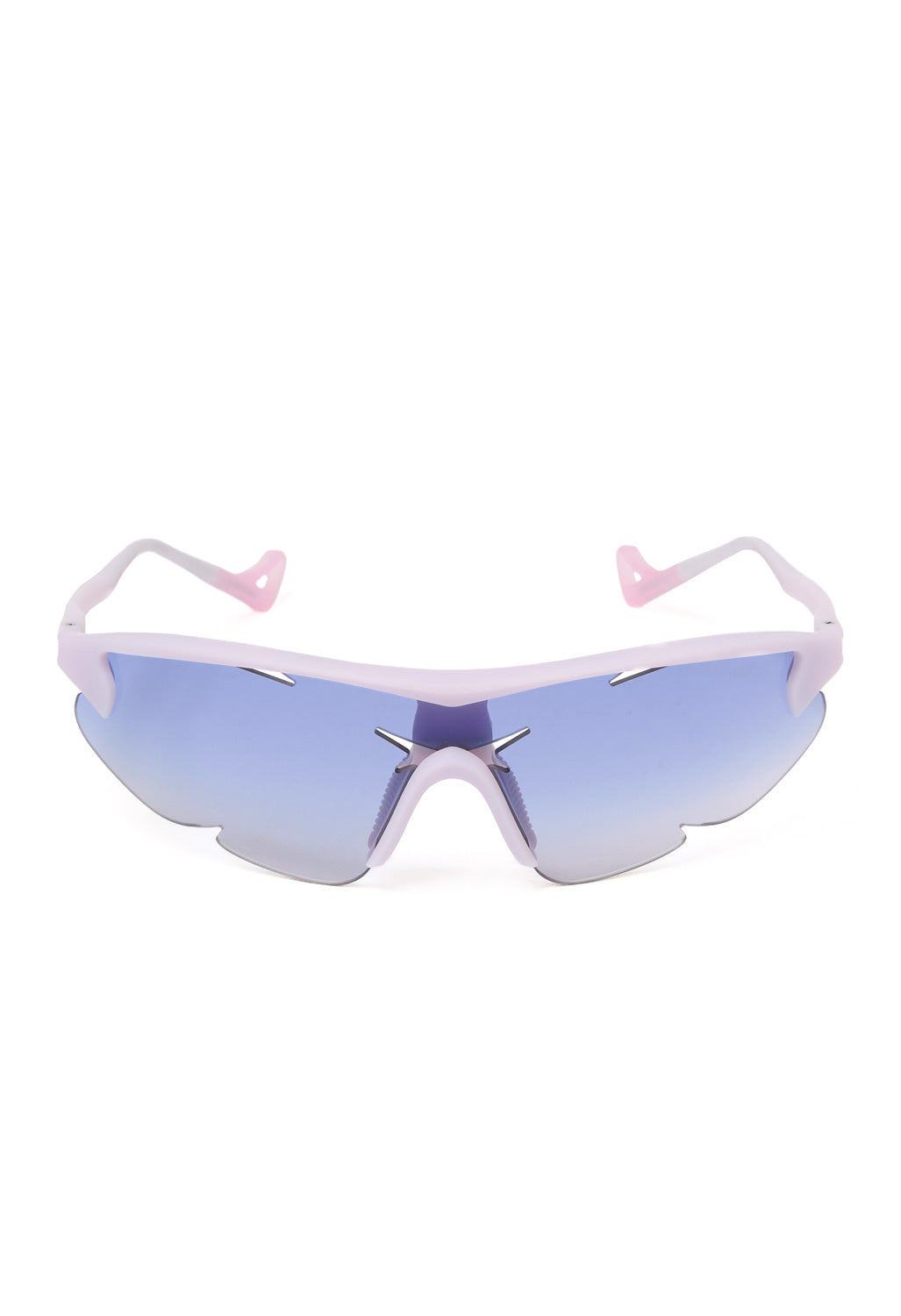 District Vision x Post Archive Faction Junya Racer Sunglasses - Iris / D+ Blue Gradient