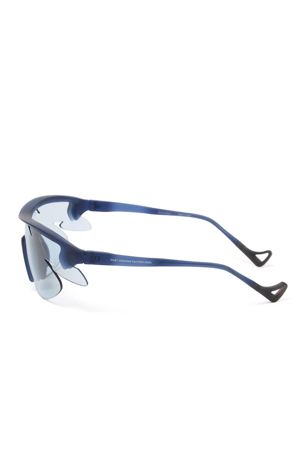 District Vision x Post Archive Faction Junya Racer Sunglasses - Deep Navy / D+ Sports Blue