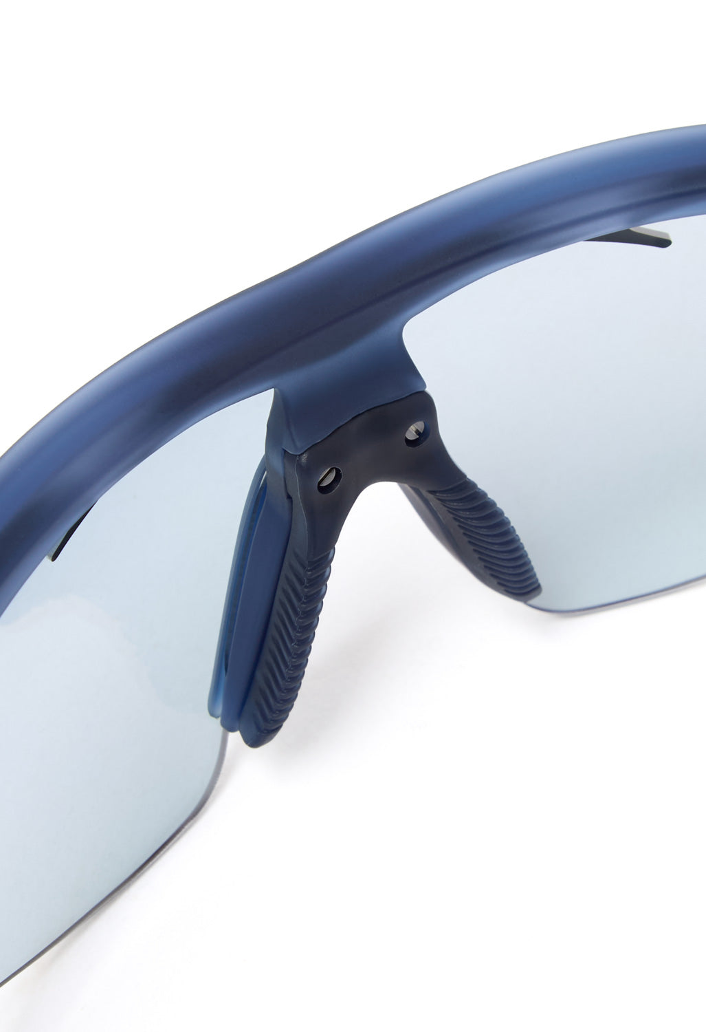 District Vision x Post Archive Faction Junya Racer Sunglasses - Deep Navy / D+ Sports Blue