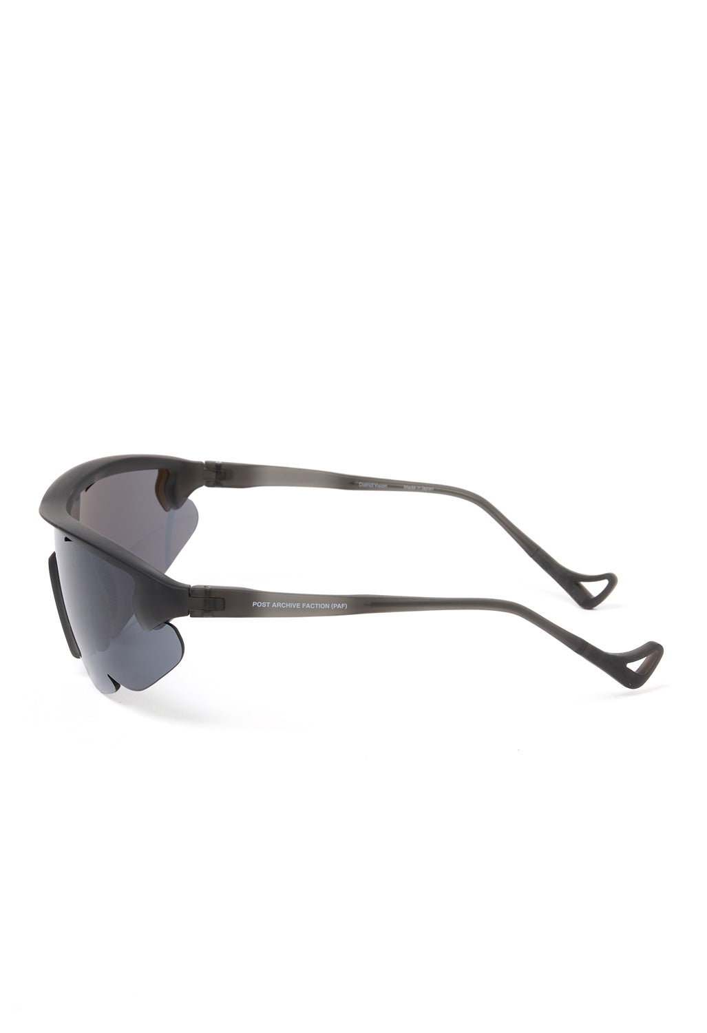 District Vision x Post Archive Faction Junya Racer Sunglasses - Smoke / D+ Onyx Mirror