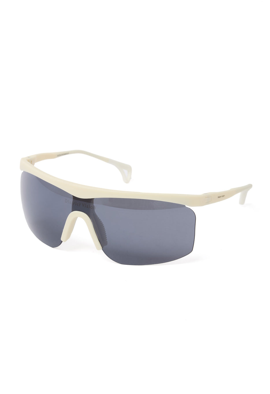 District Vision Konoha Sun Sprinter Sunglasses - Limestone / D+ Onyx Mirror