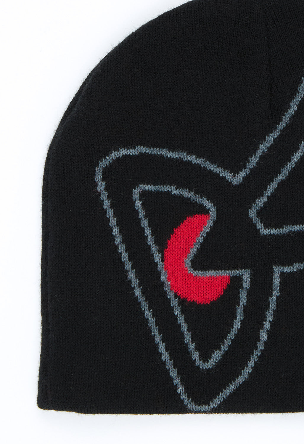 District Vision Merino Wool Beanie - Black / Red