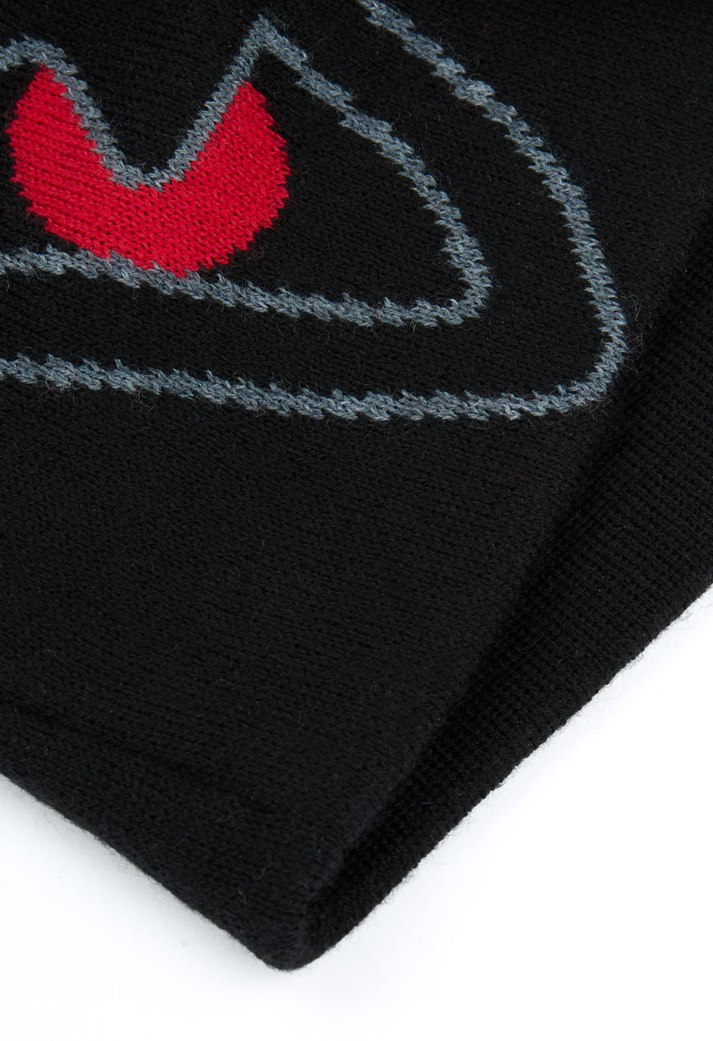 District Vision Merino Wool Beanie - Black / Red