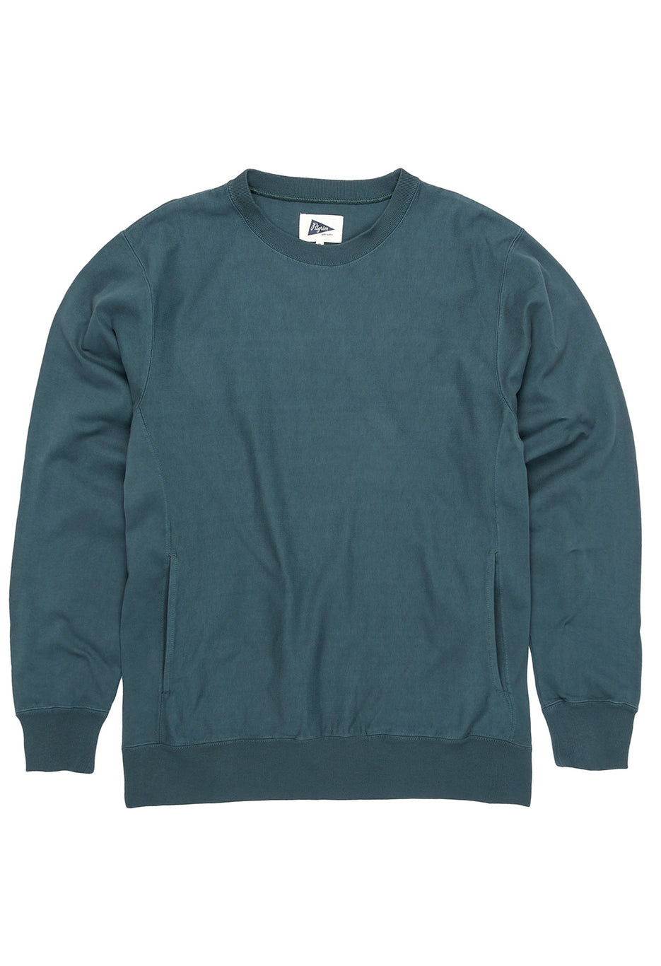 Pilgrim Surf & Supply Men's Fiore Jersey Crew - Slate