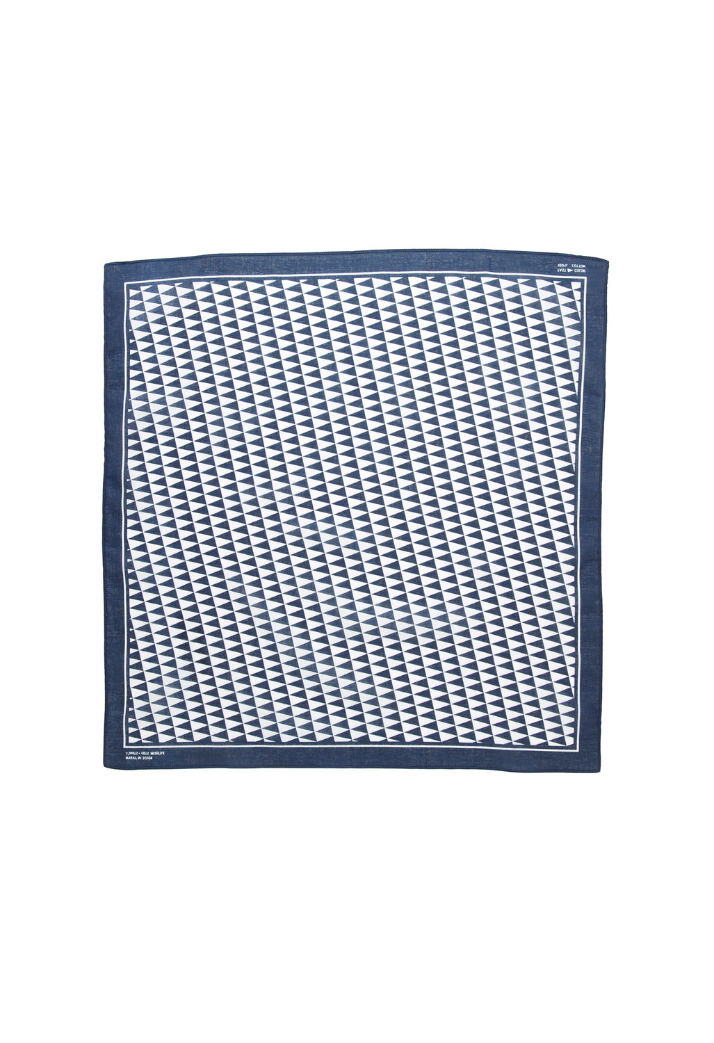 Pilgrim Surf + Supply Pennant Checker Bandana - Navy