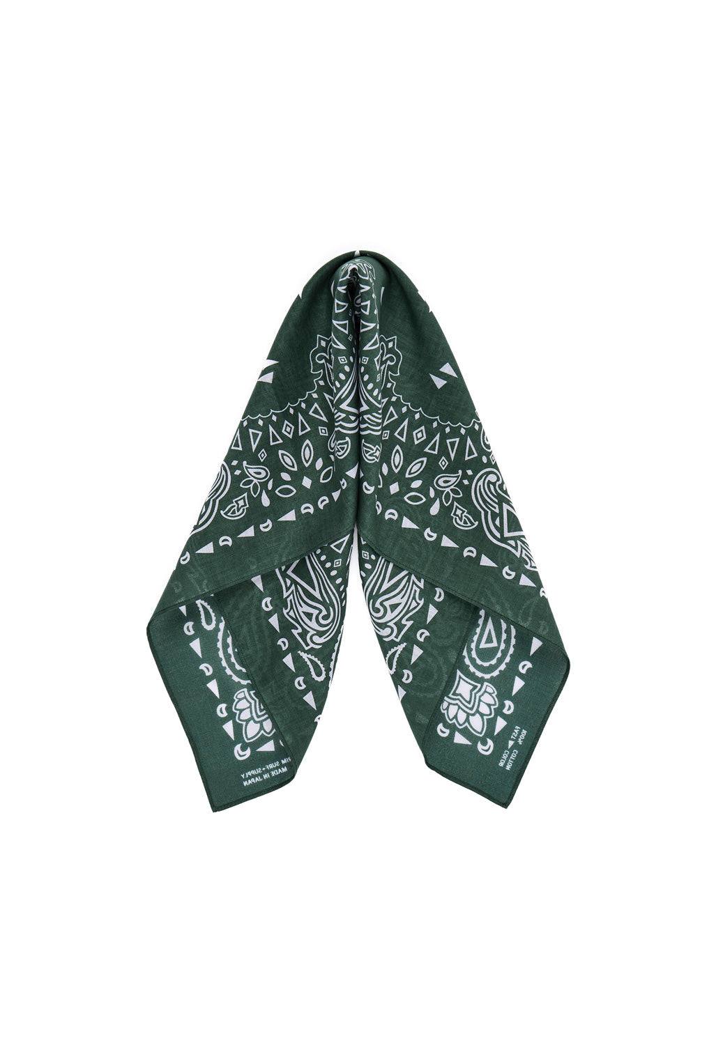 Pilgrim Surf + Supply Paisley Bandana - Green