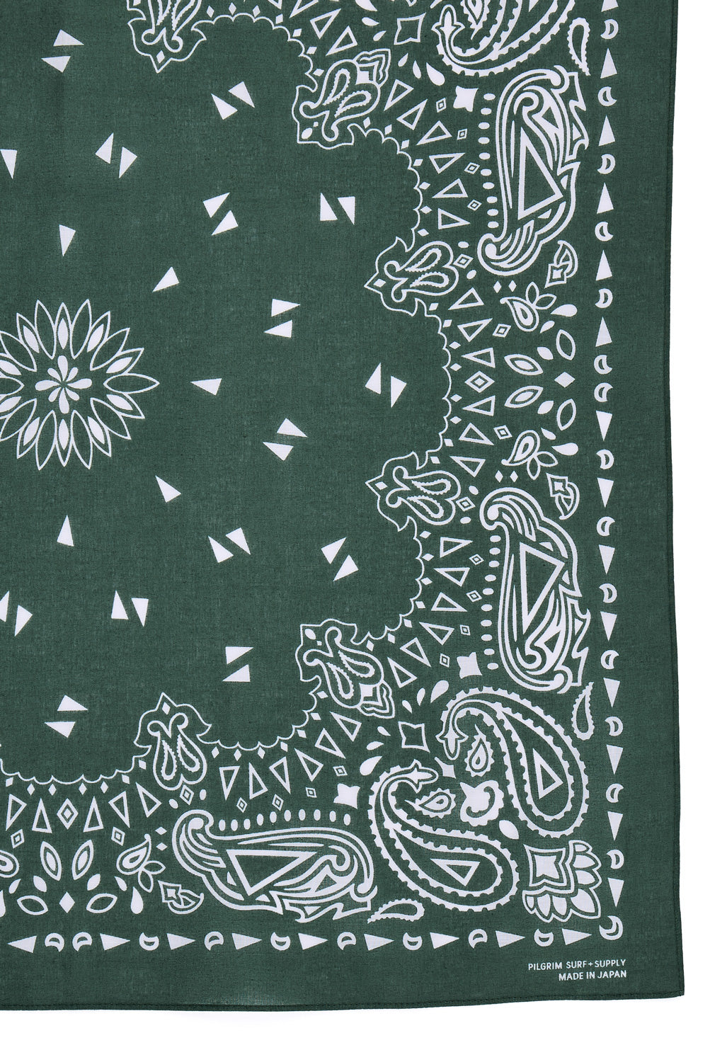 Pilgrim Surf + Supply Paisley Bandana - Green