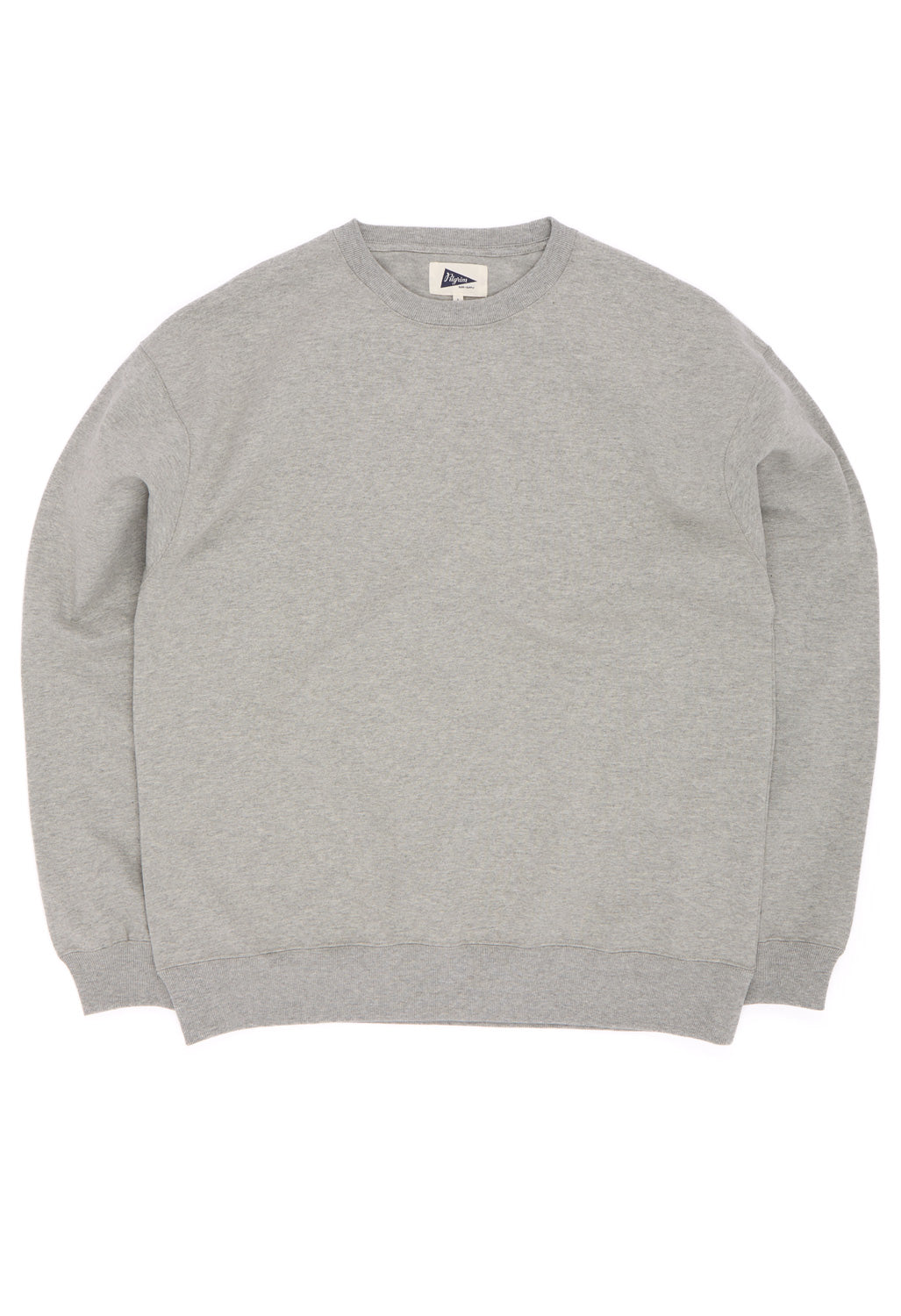 Pilgrim Surf + Supply Men's Jaar Reinforced Crew - Heather Grey