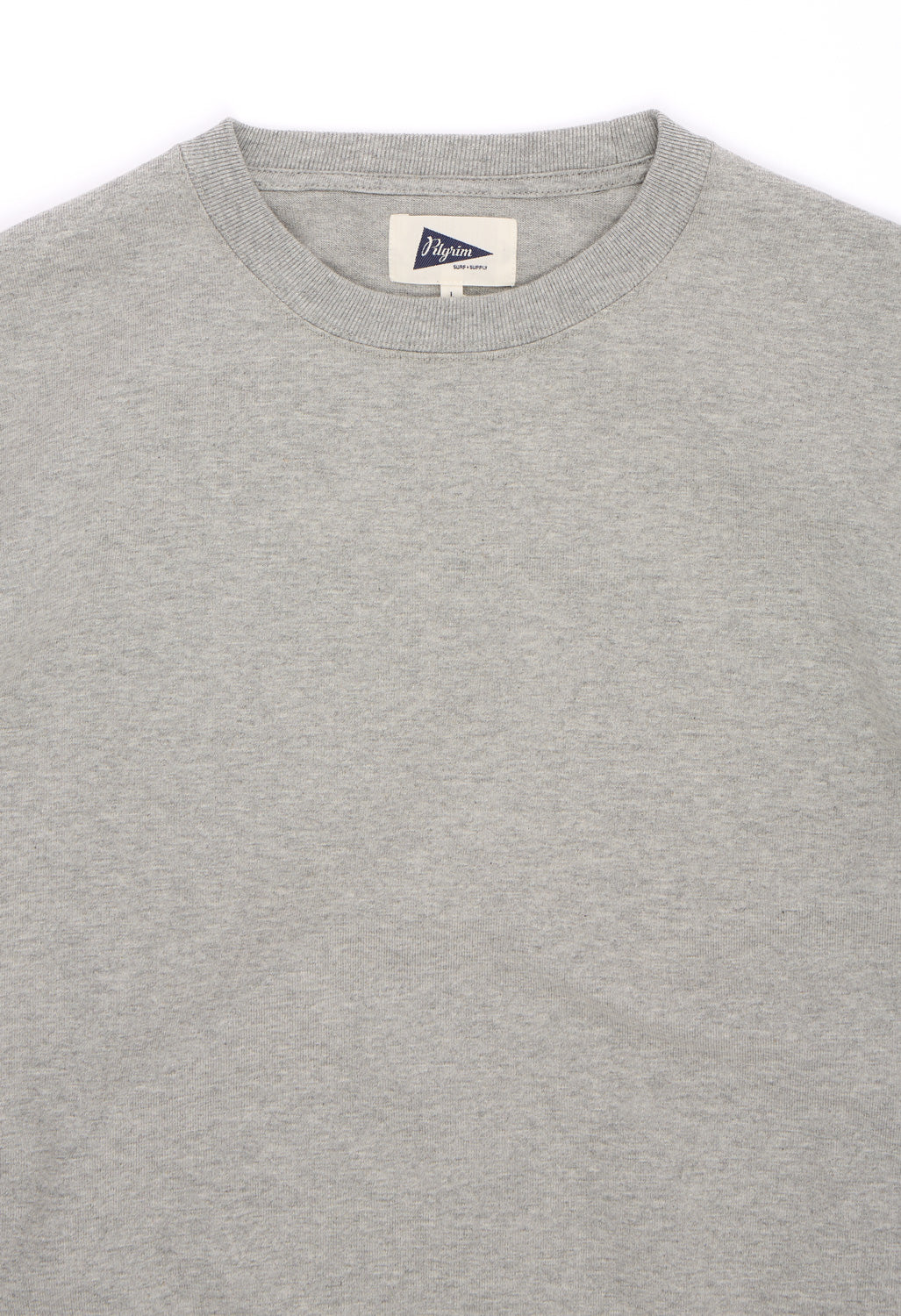 Pilgrim Surf + Supply Men's Jaar Reinforced Crew - Heather Grey