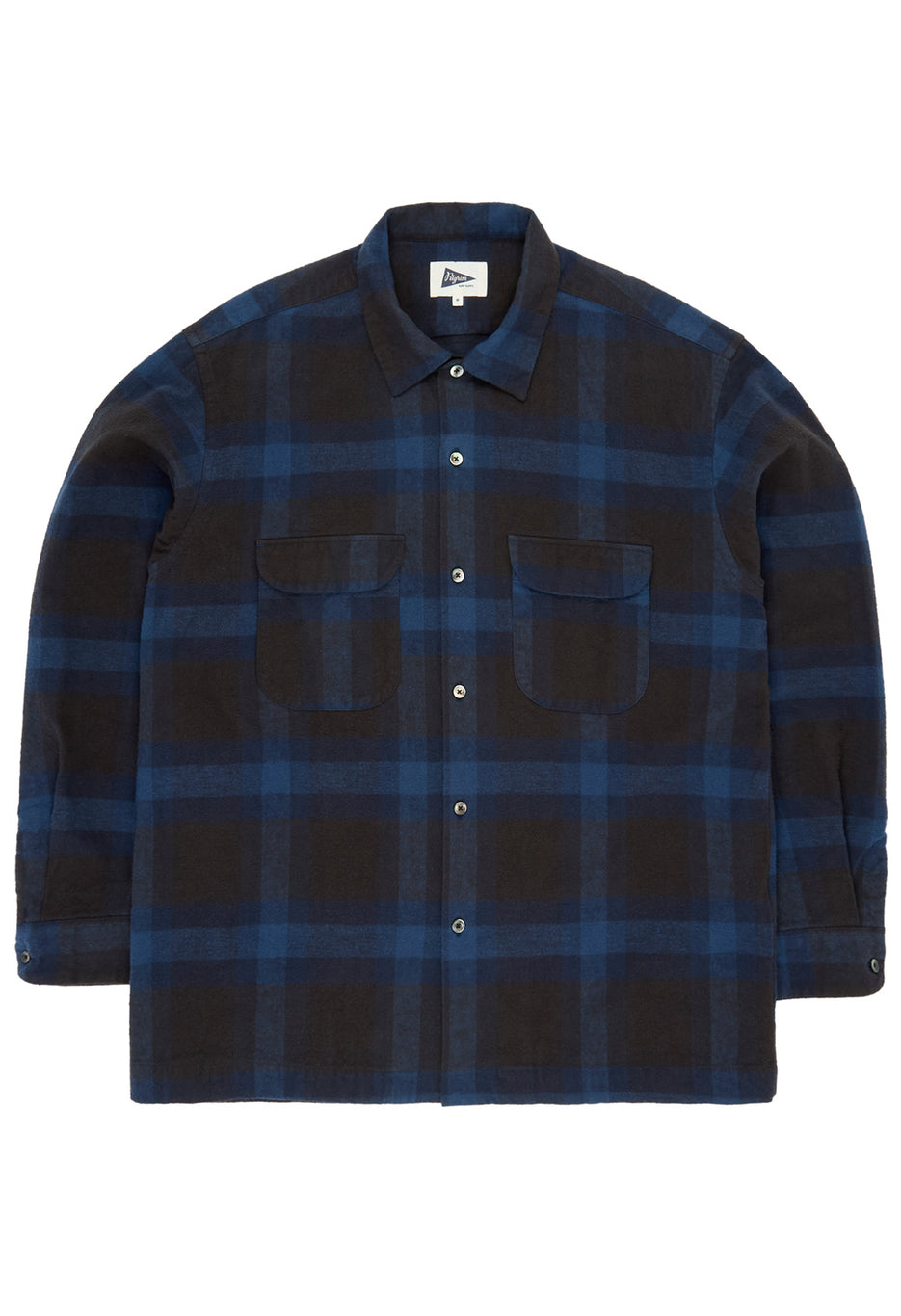Pilgrim Surf + Supply Vincent Longsleeve Shirt - Navy