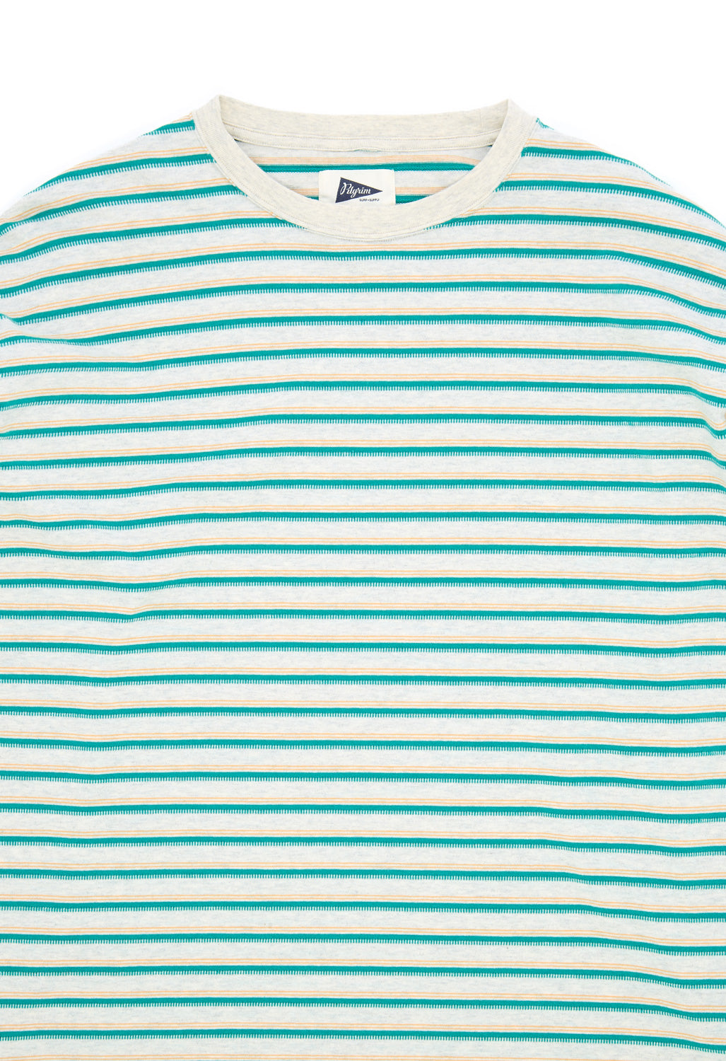 Pilgrim Surf + Supply Tucker Stripe Tee - Oatmeal