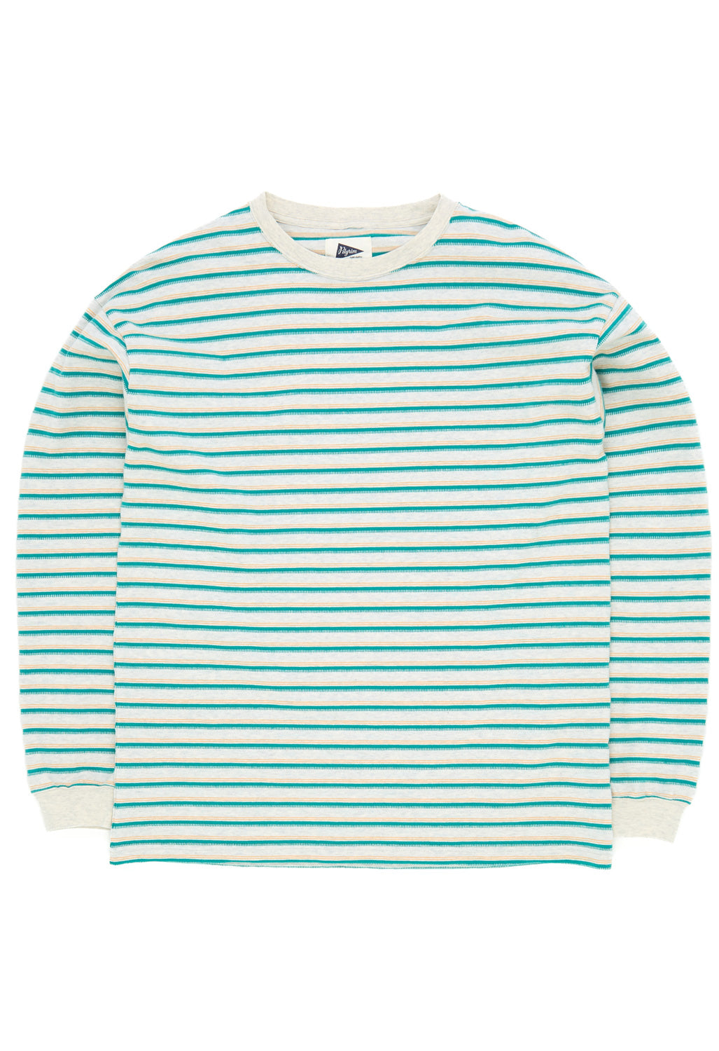 Pilgrim Surf + Supply Tucker Stripe Tee - Oatmeal