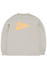 Pilgrim Surf & Supply Men's Longsleeve Pennant Team Tee - Grey