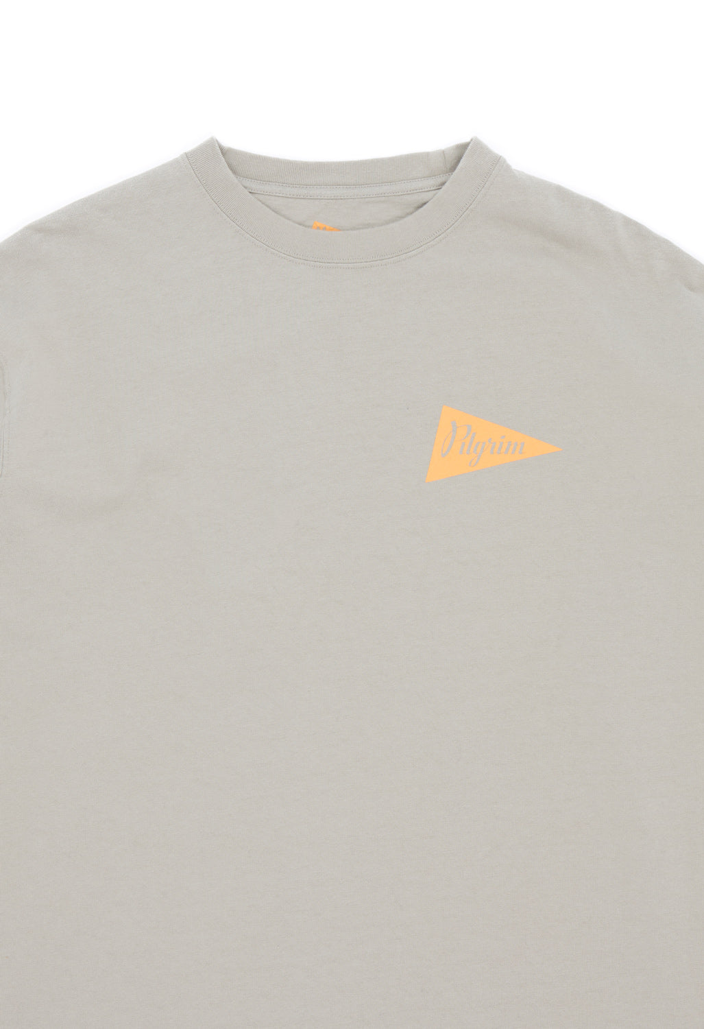 Pilgrim Surf & Supply Men's Longsleeve Pennant Team Tee - Grey