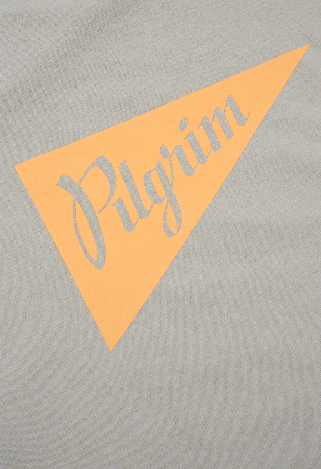 Pilgrim Surf & Supply Men's Longsleeve Pennant Team Tee - Grey