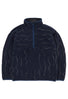 Pilgrim Surf & Supply Men's Mosley Boa Half Zip Pullover - Navy