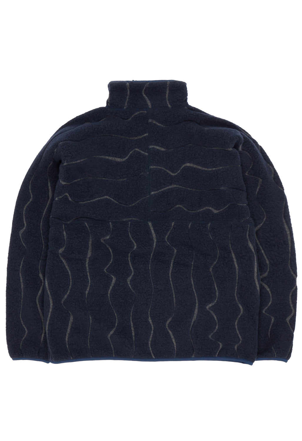 Pilgrim Surf & Supply Men's Mosley Boa Half Zip Pullover - Navy