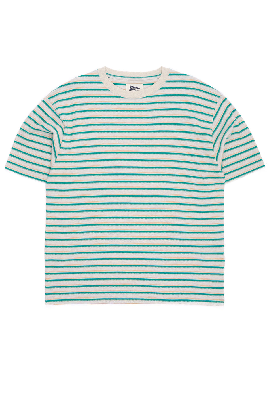 Pilgrim Surf + Supply Men's Tucker Striped Tee - Oatmeal