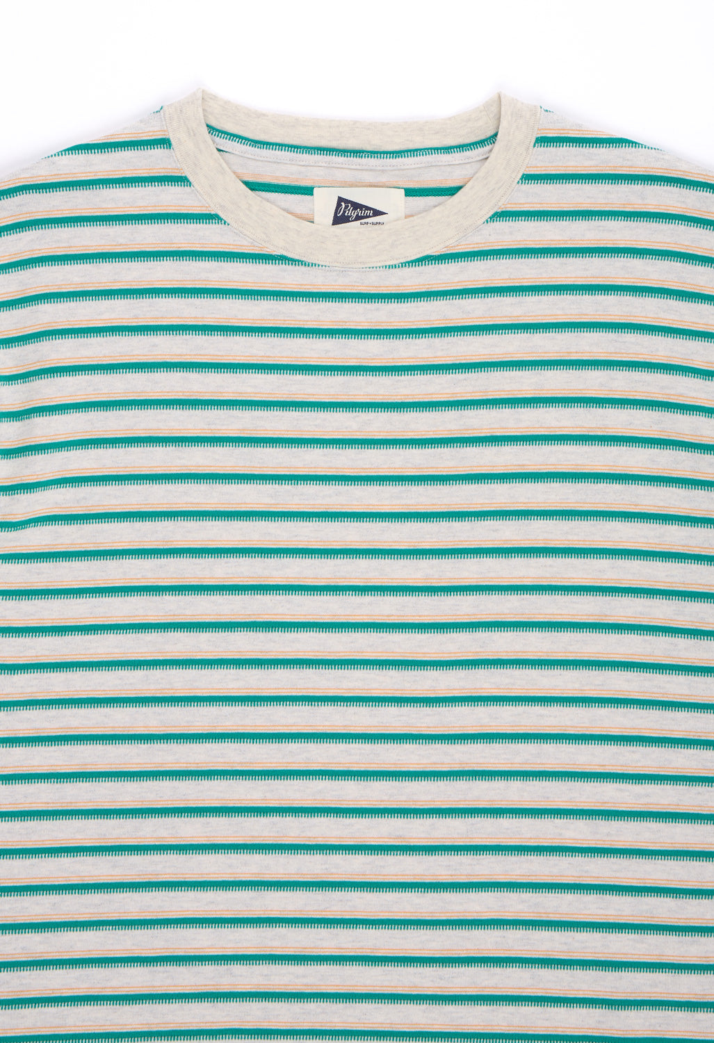 Pilgrim Surf + Supply Men's Tucker Striped Tee - Oatmeal