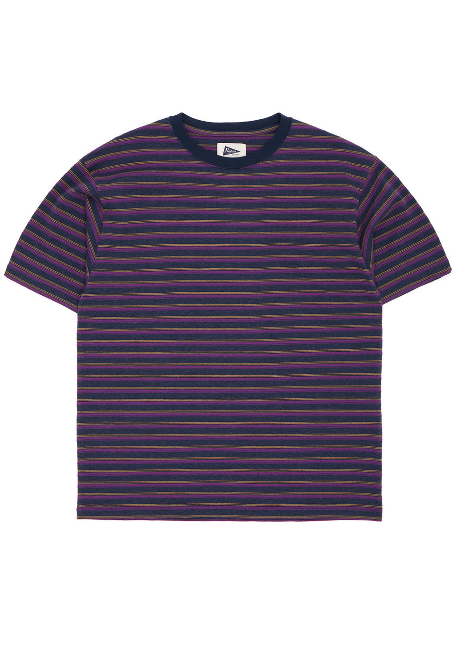 Pilgrim Surf + Supply Men's Tucker Striped Tee - Navy
