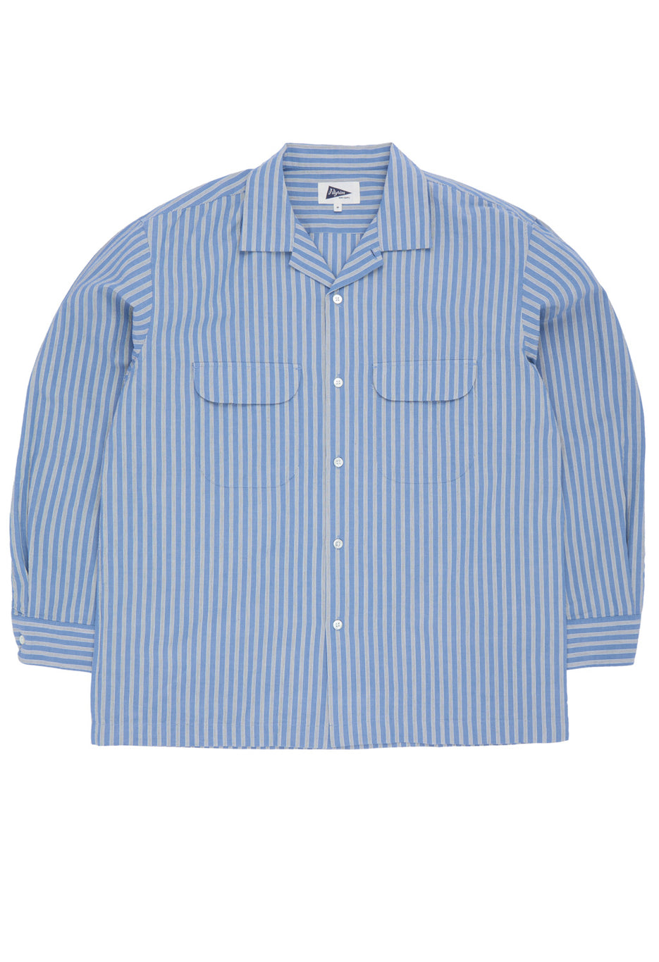 Pilgrim Surf + Supply Men's Vincent Longsleeve Shirt - Sax