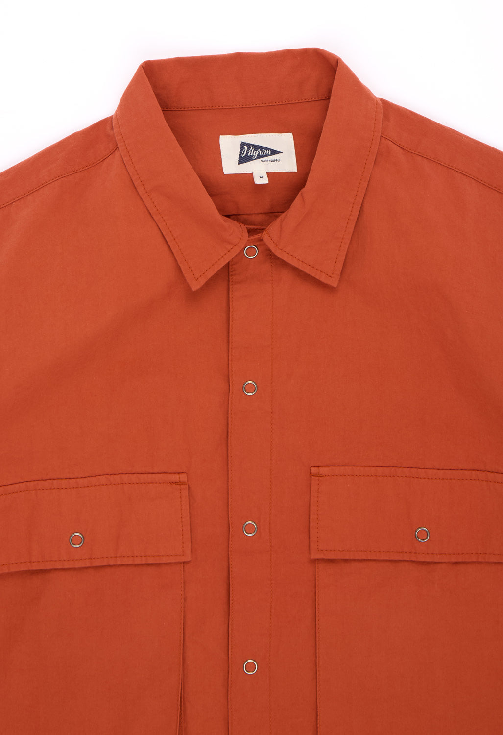 Pilgrim Surf + Supply Men's Ivan Longsleeve Weather Cloth Shirt - Clay