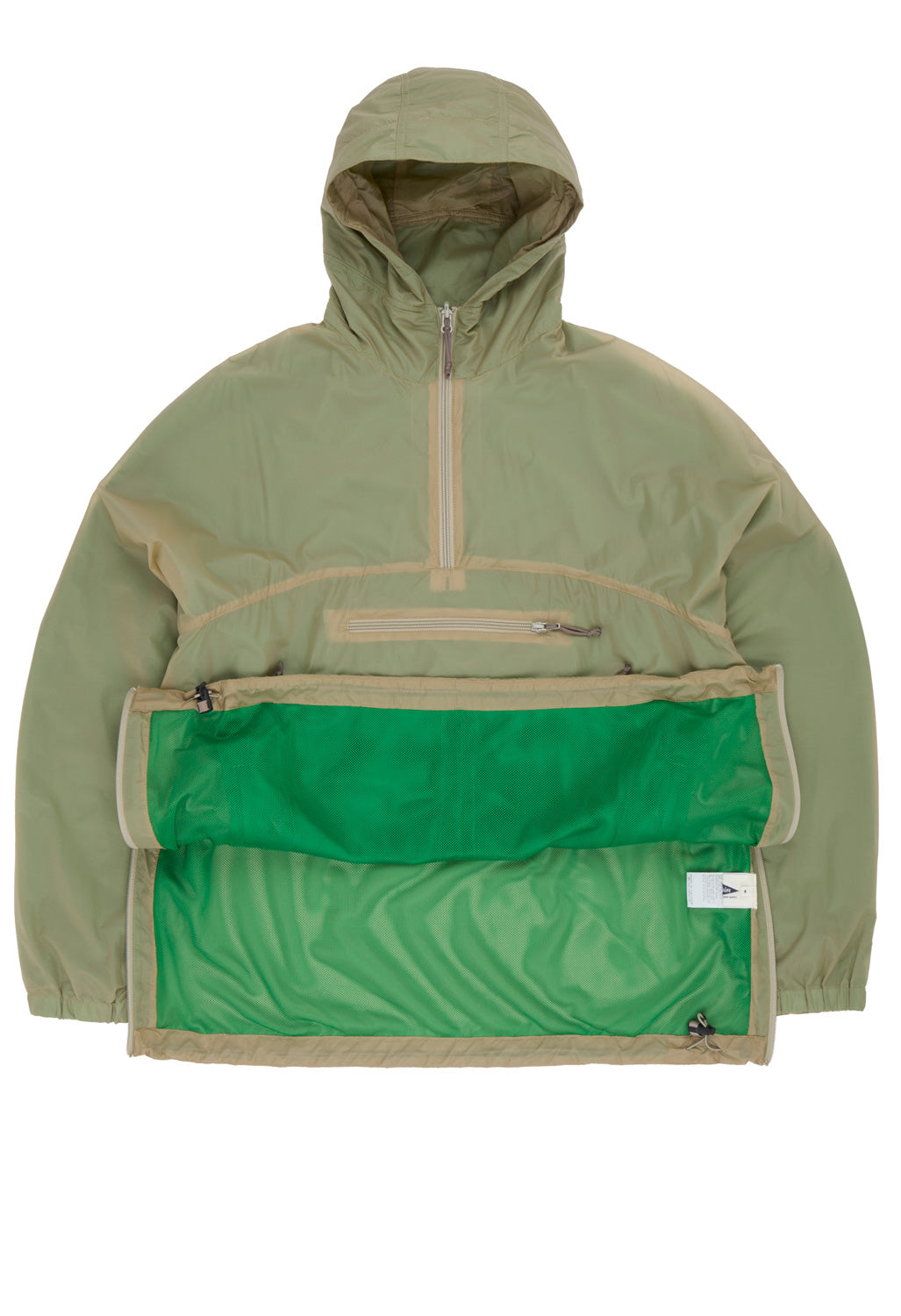 Pilgrim Surf + Supply Men's Pike Nylon Ripstop Anorak - Sage