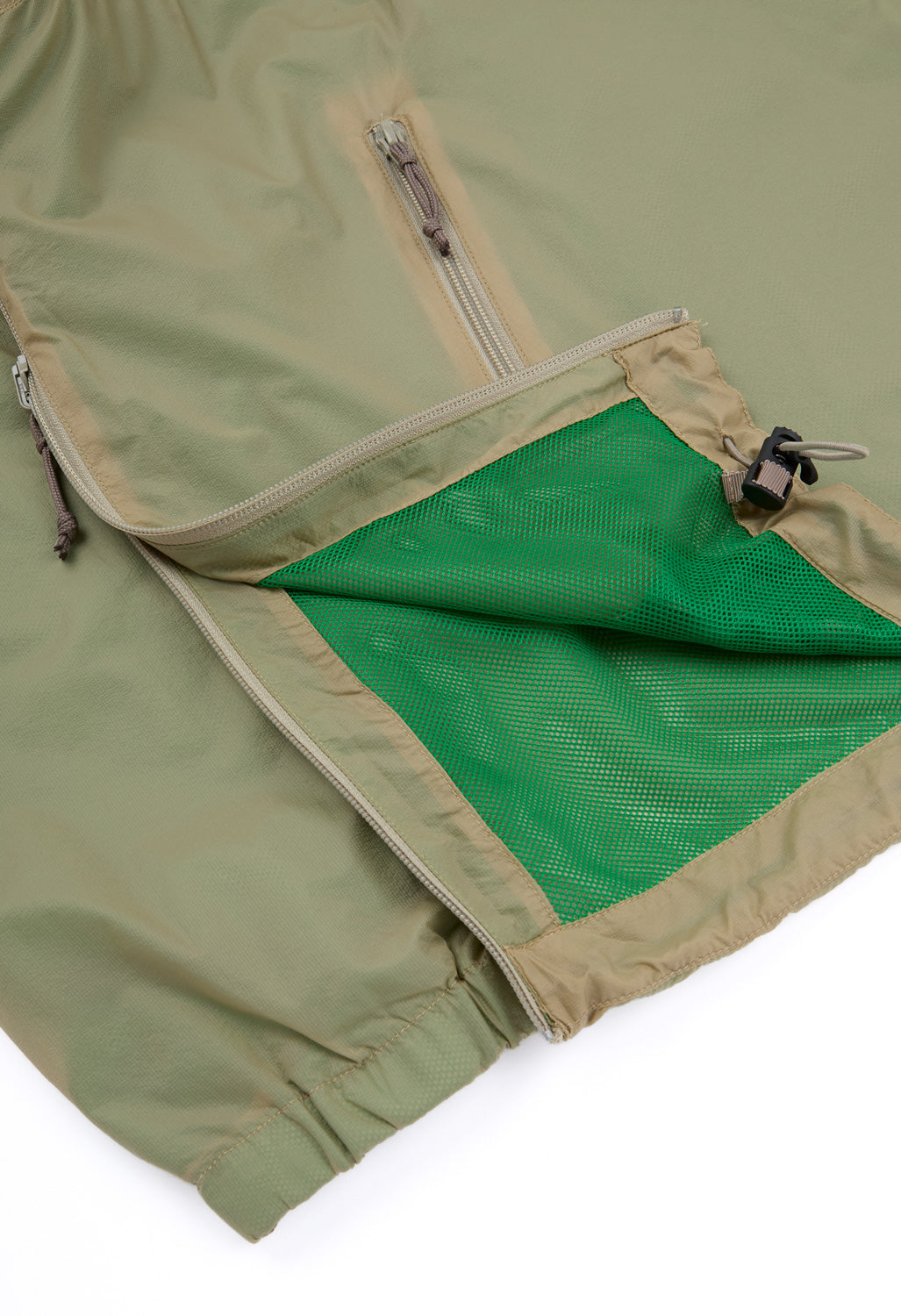 Pilgrim Surf + Supply Men's Pike Nylon Ripstop Anorak - Sage