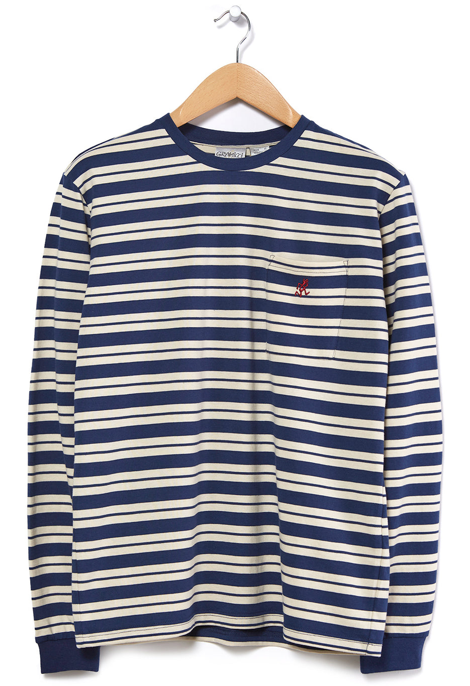 Gramicci Striped One Point Long Sleeve T-Shirt 1