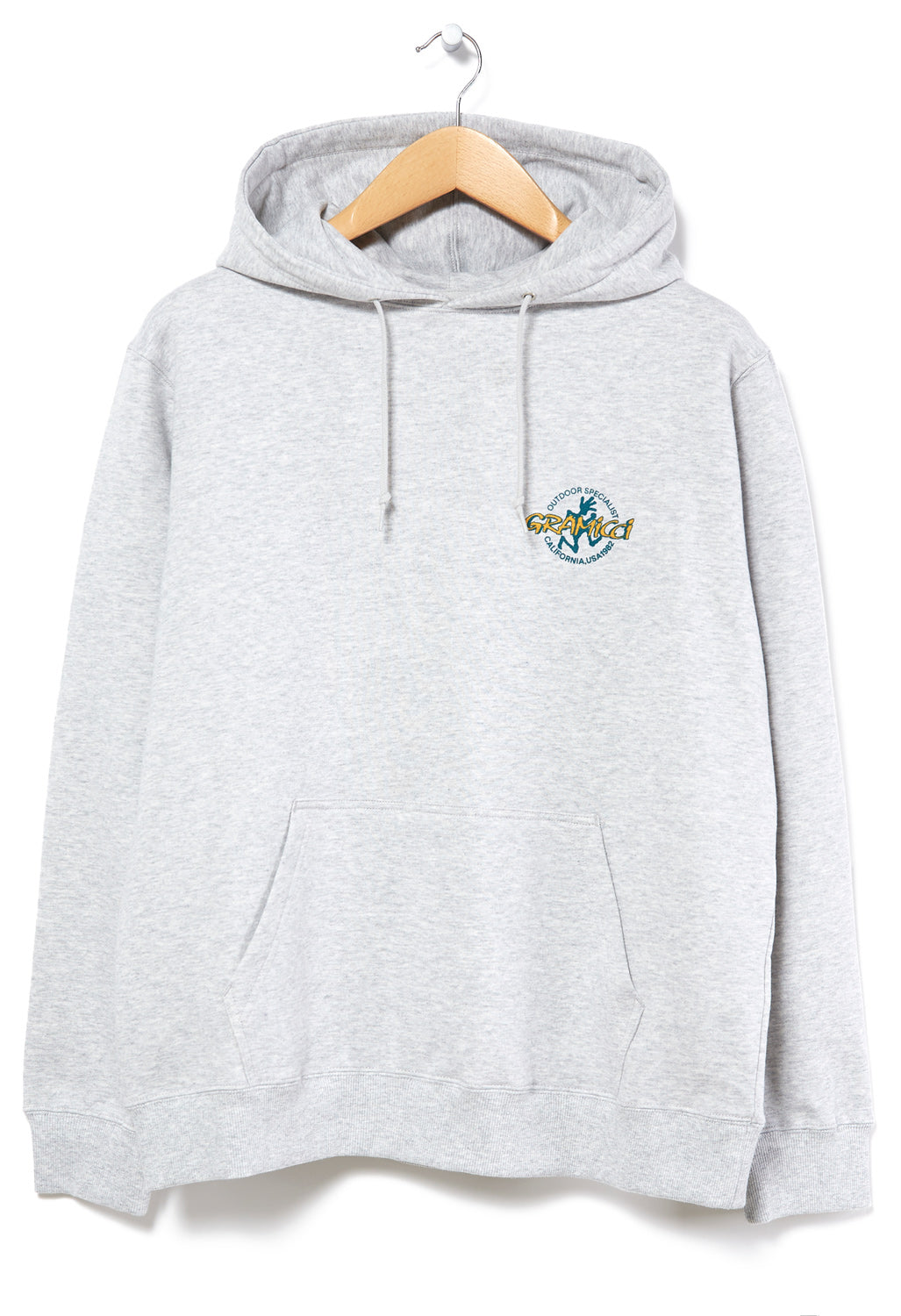 Gramicci Running Man Hooded Sweatshirt Ash Heather
