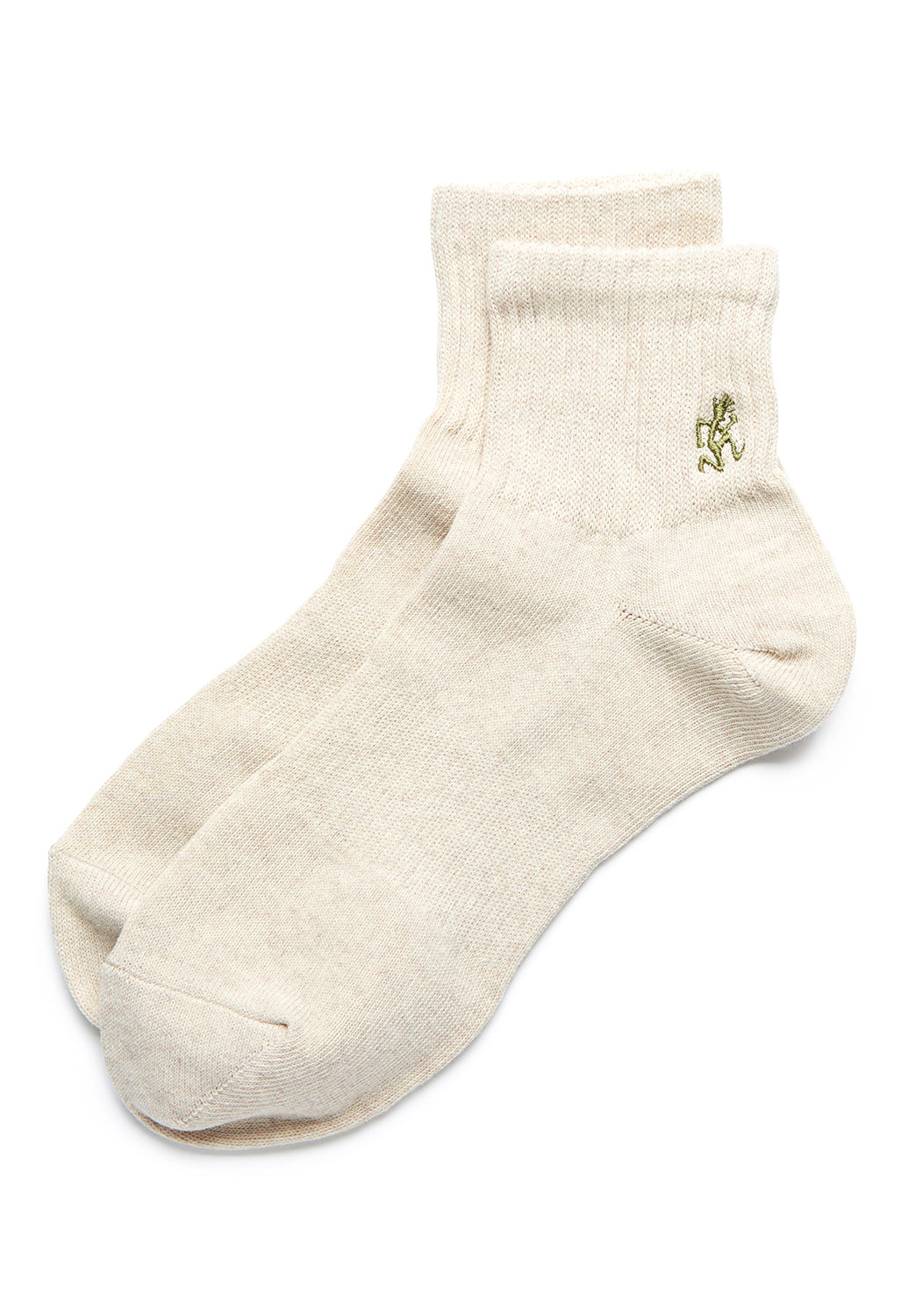 Gramicci Men's Basic Short Socks 3 Pack - Beige/Olive/Navy