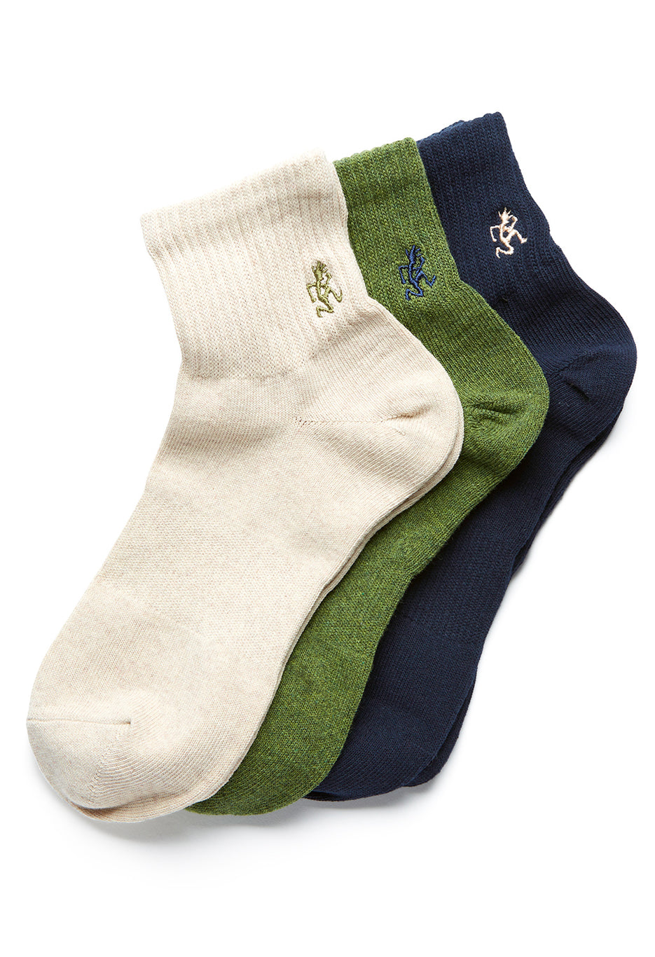 Gramicci Men's Basic Short Socks 3 Pack 0