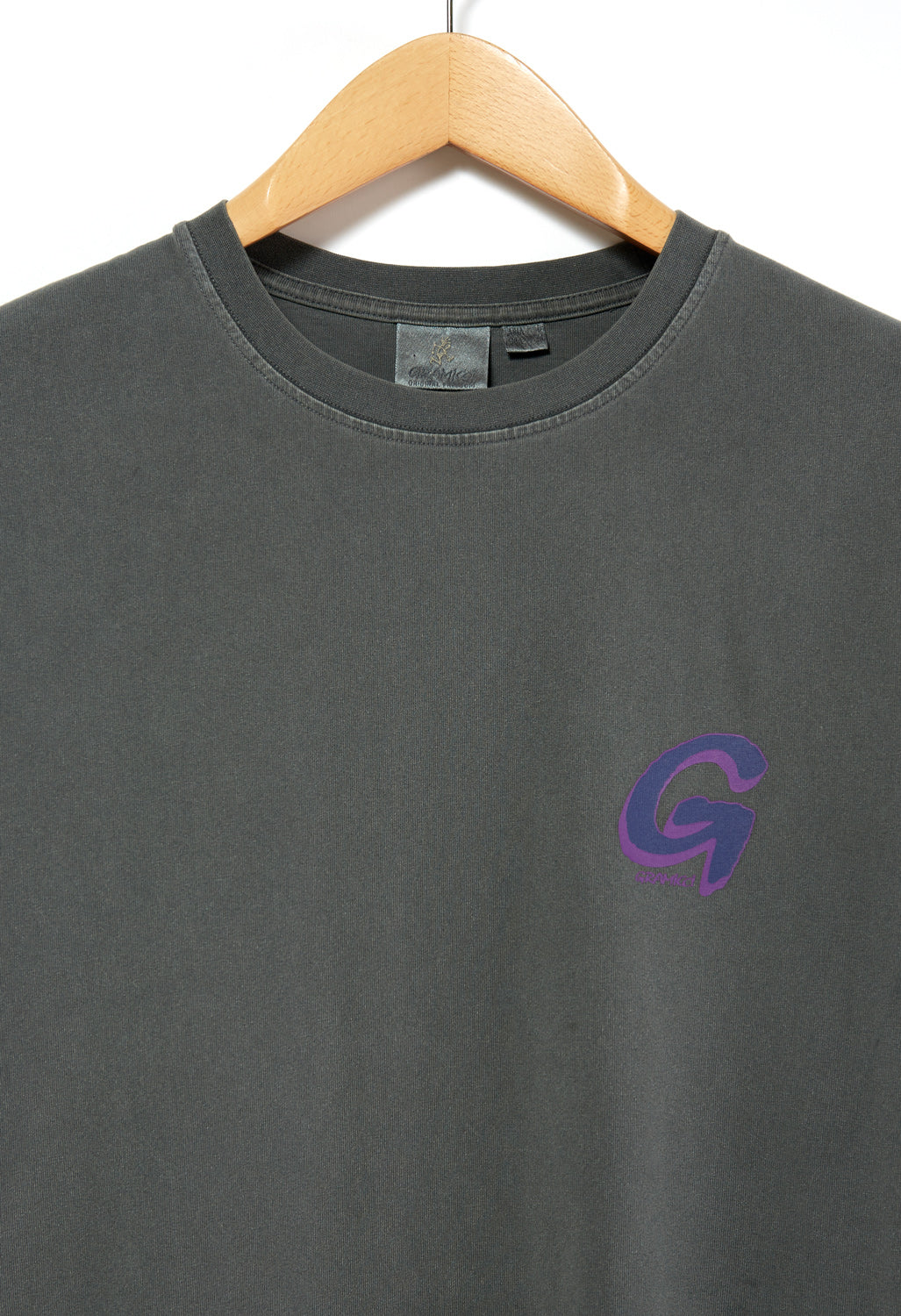 Gramicci Big G Logo T-Shirt - Grey Pigment