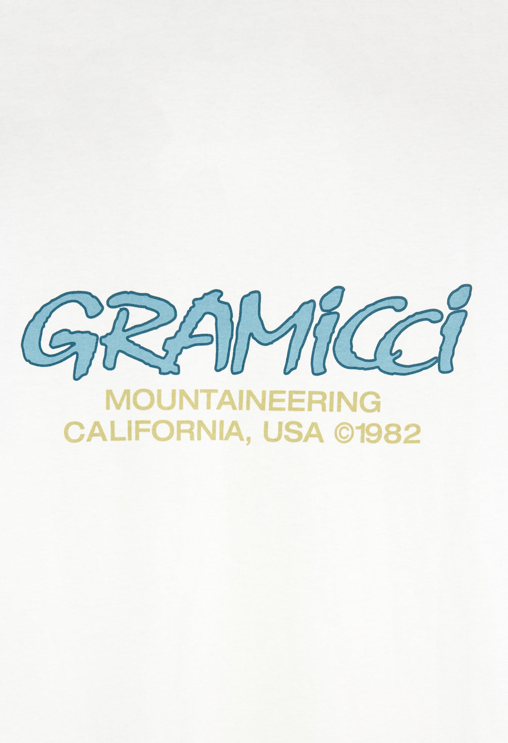 Gramicci Mountaineering T-Shirt - White/Blue