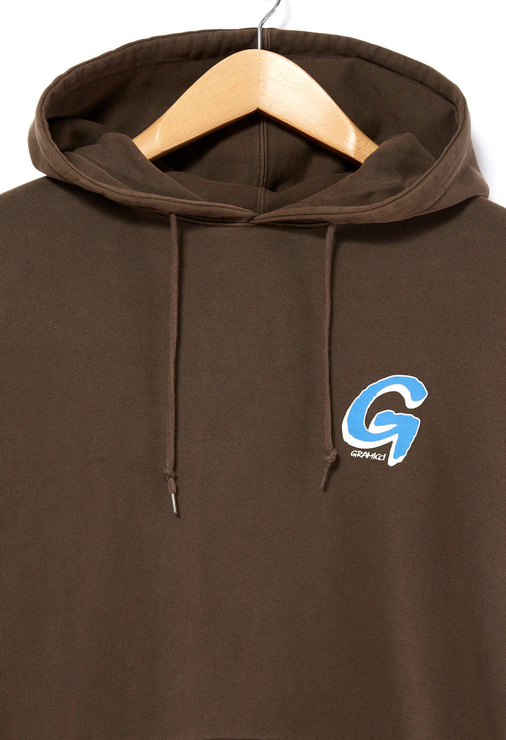 Gramicci Big G Logo Hooded Sweatshirt - Brown Pigment