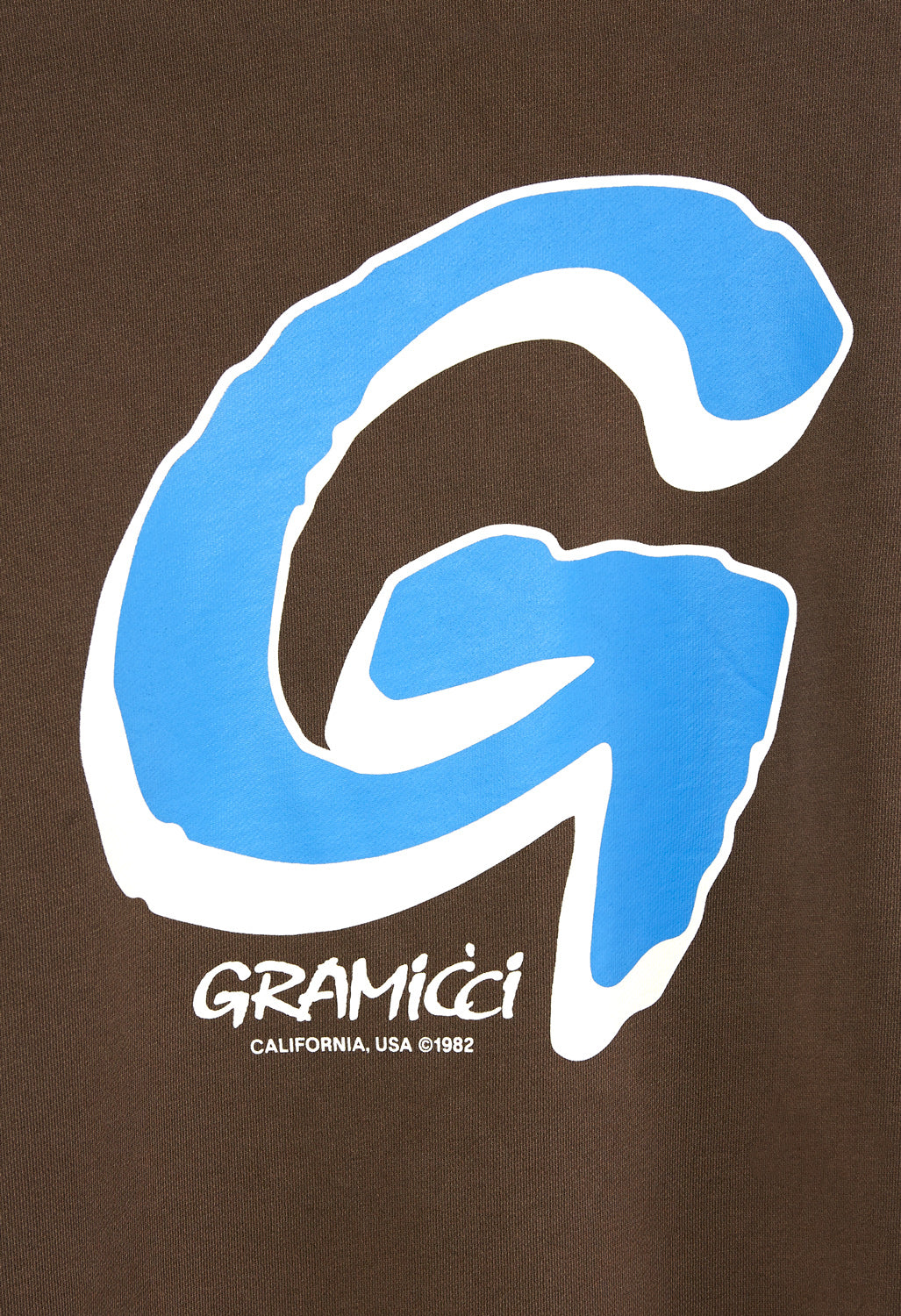 Gramicci Big G Logo Hooded Sweatshirt - Brown Pigment