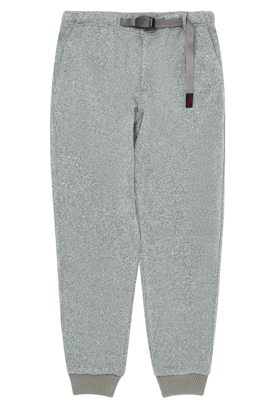 Gramicci Men's Bonding Knit Fleece Narrow Rib Pant - Heather Grey