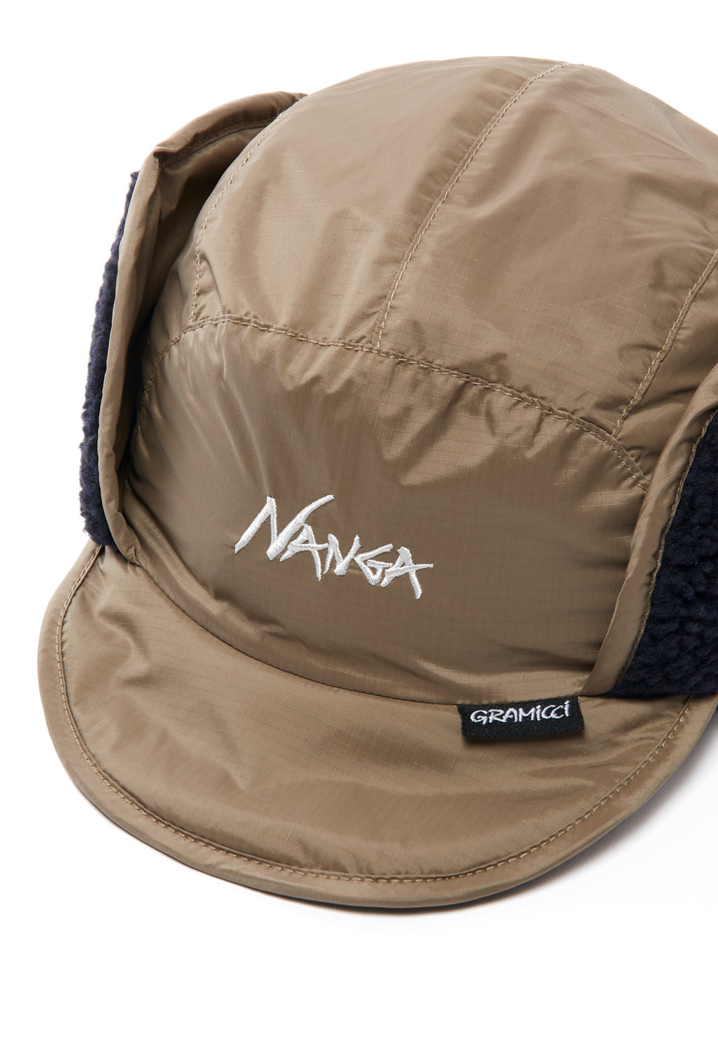 Gramicci x Nanga Men's Aurora Boa Fleece Mountain Cap - Coyote