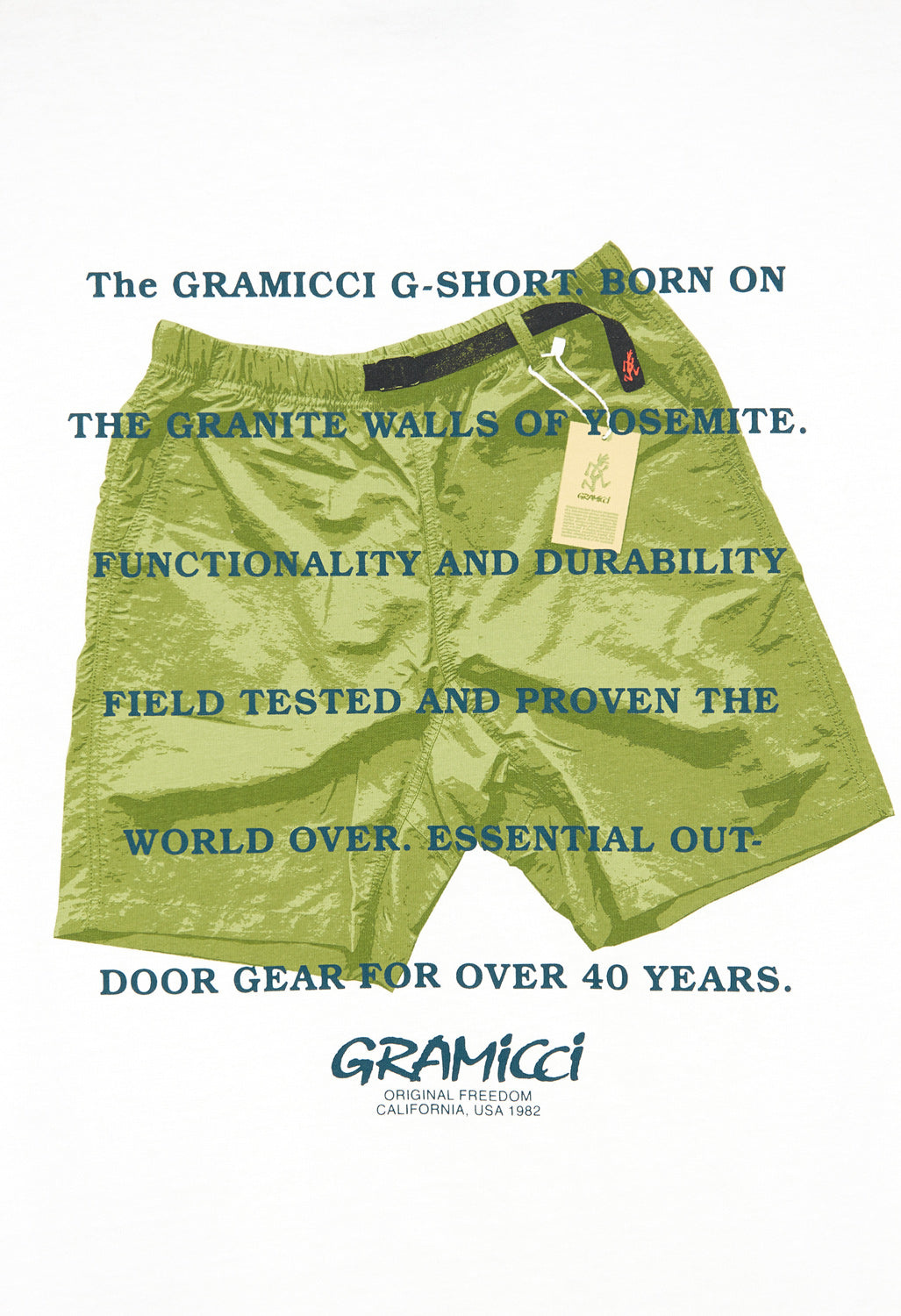 Gramicci G Shorts Tee - White