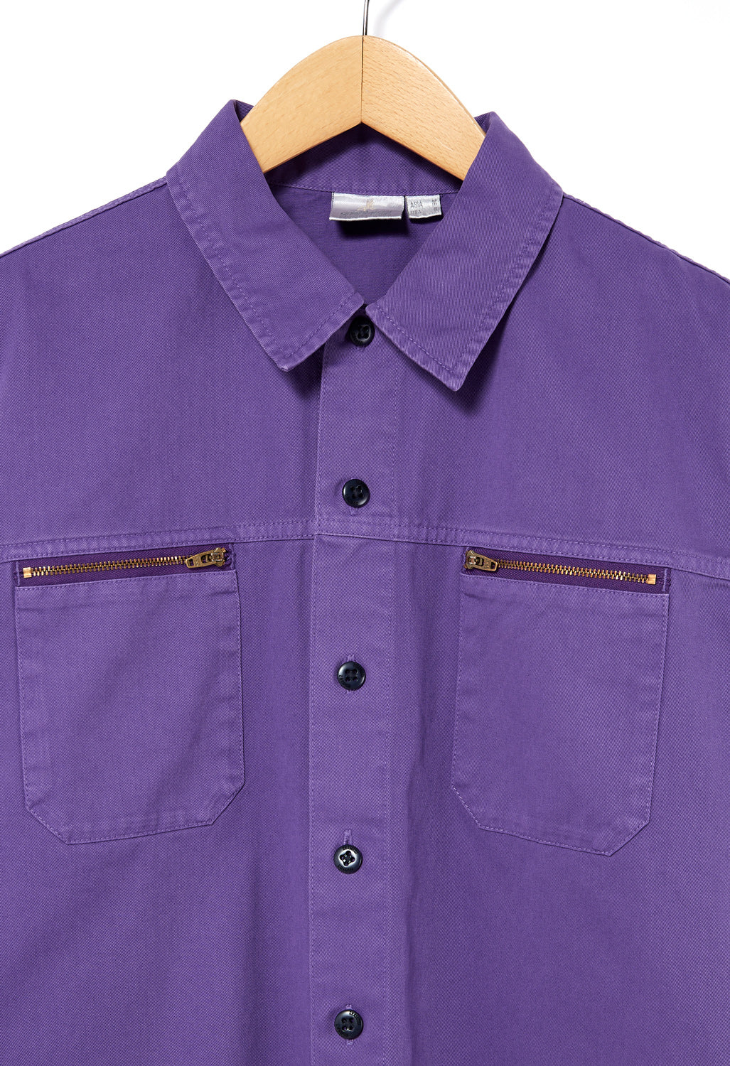 Gramicci x Adsum Men's Cotton Twill Work Shirt - Purple